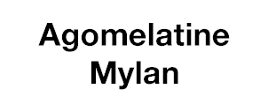 Agomelatine Mylan logo. Agomelatine Mylan on tarkoitettu aikuisille vakavien masennustilojen hoitoon